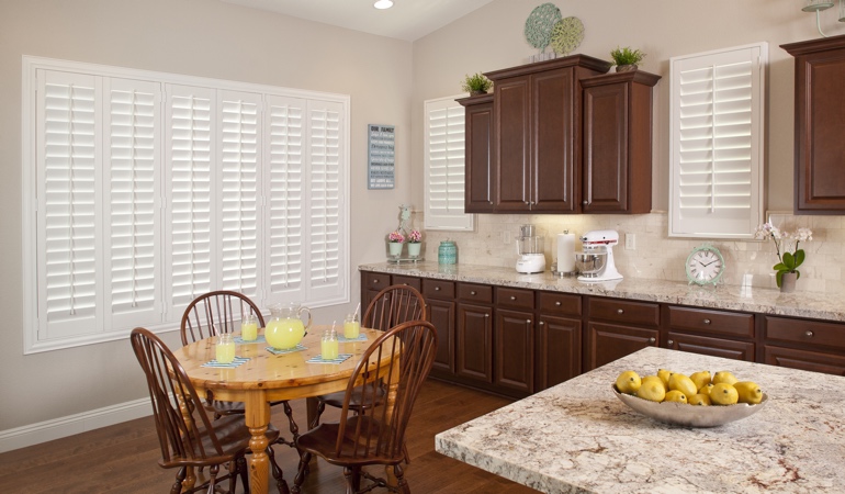 Polywood Shutters in Gainesville kitchen